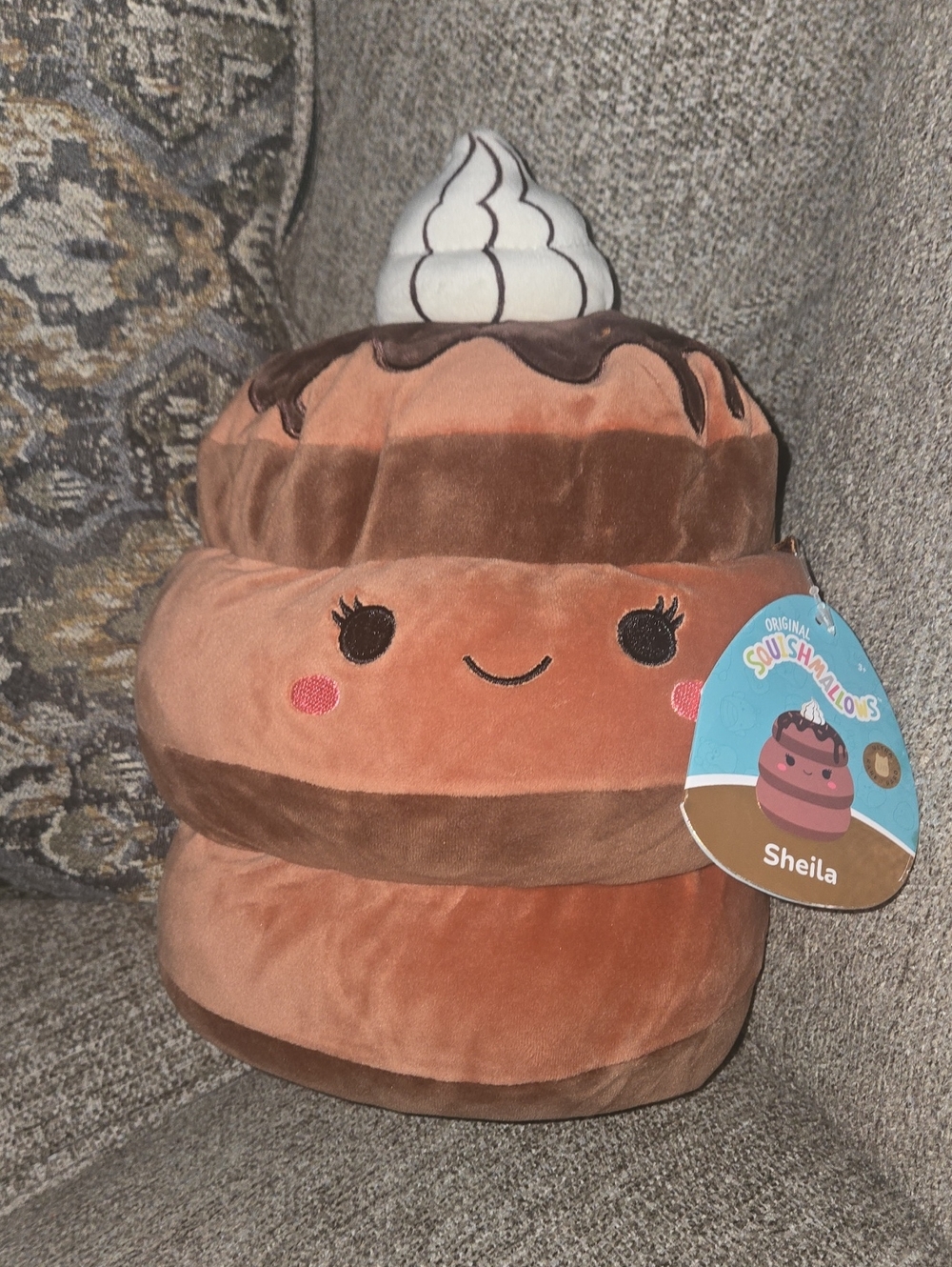 ULTRA RARE- Squishmallows Sheila Plush Pancake Stack NWT